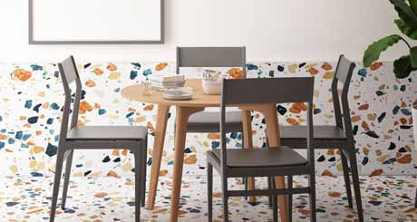 What are the Colors Available in the Terrazzo Floor Tiles
