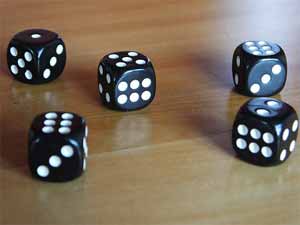 Do Friction effect the randomness of the dice